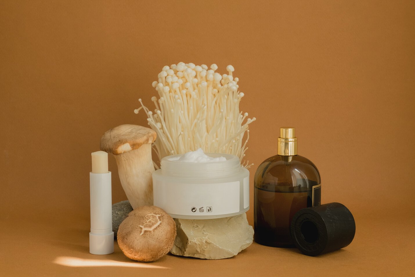 Skincare Products with Mushrooms